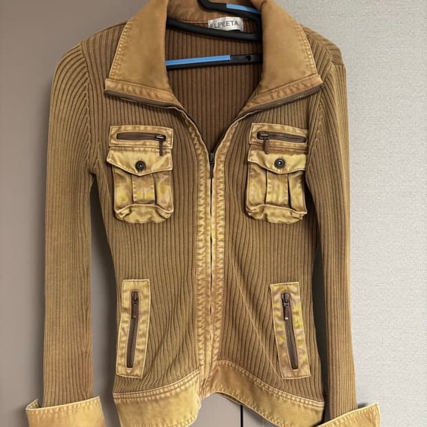 빈티지 니트집업