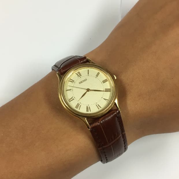 90s seiko spirit quatz gold