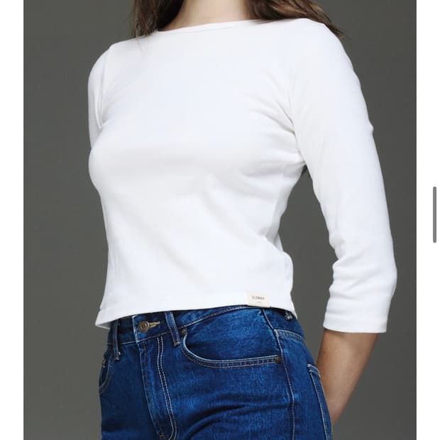 글로니 3/4 G COMFORT TEE (WHITE)