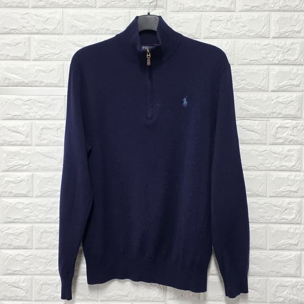 택포_ 폴로 랄프로렌 울 반집업 니트 L