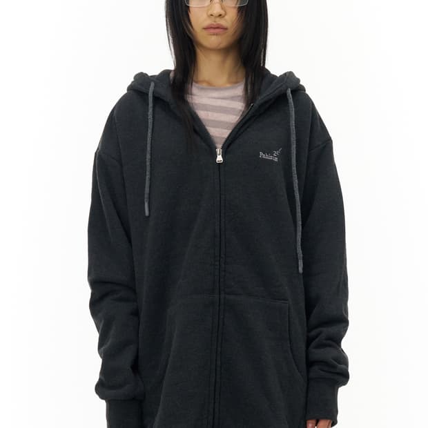 파히섬 오버사이즈 zzZ 후드집업