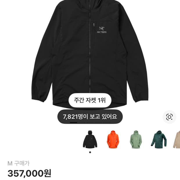 아크테릭스 스쿼미시 M