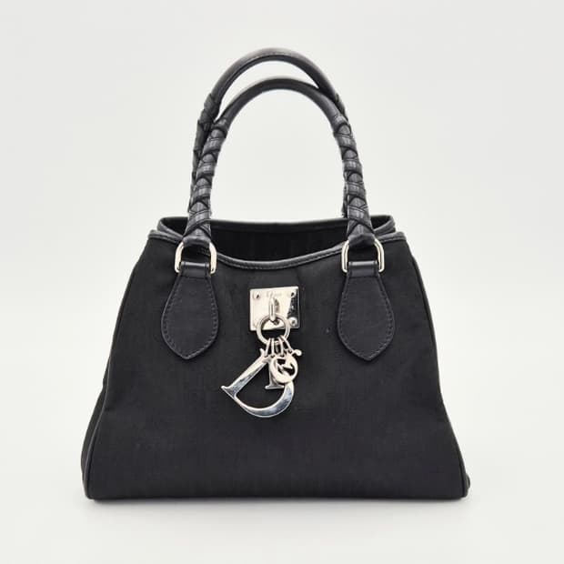 크리스찬 디올 오블리크 토트백 블랙