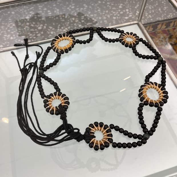 빈티지 에스닉 비즈 벨트 C05416