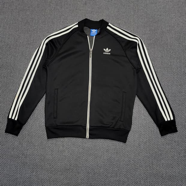 아디다스 슈퍼스타 트랙탑 져지 블랙 (M)