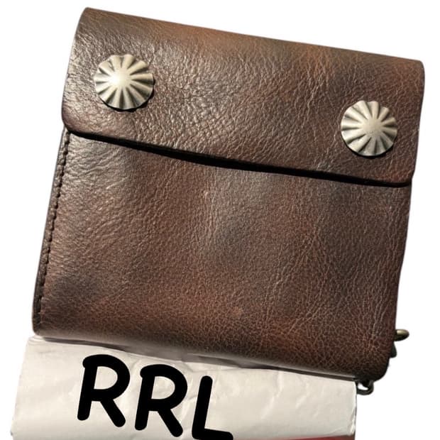 RRL 더블알엘 콘초 체인 지갑