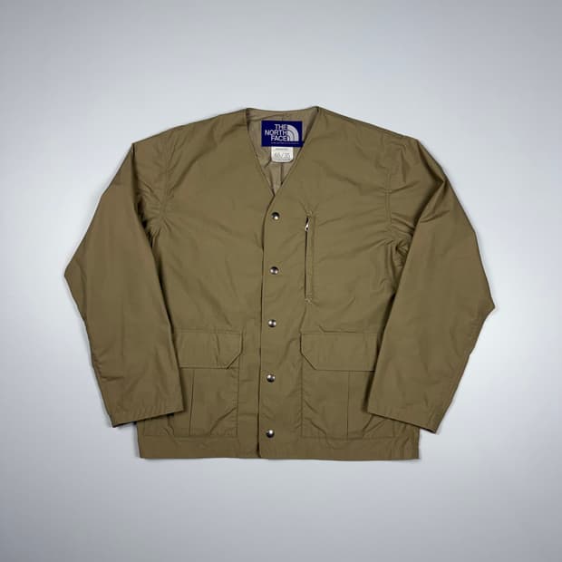 (103) 노스페이스 퍼플라벨 미드웨이트 호버 필드 가디건 카키베이지