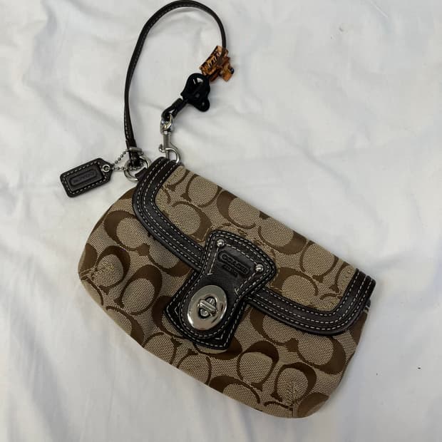 Coach Brown Mini Wallet
