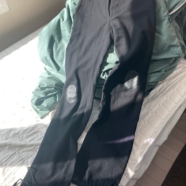 앤드뮐 leather slim pants