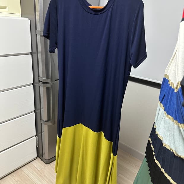 투톤 롱원피스 free사이즈