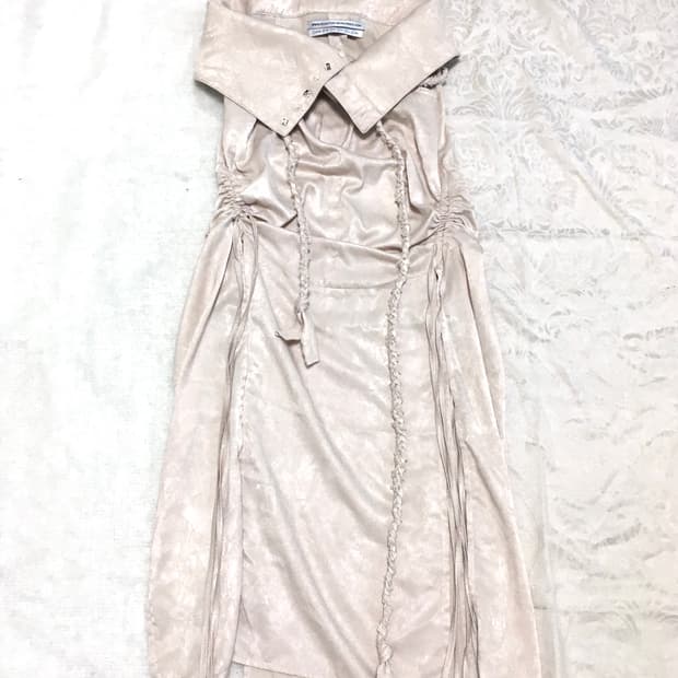  Braid Detail Satin skirt 스컬프터 롱스커트xs