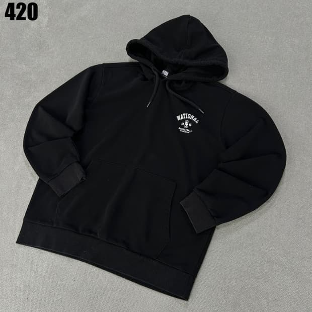 NBA 블랙 후드티 