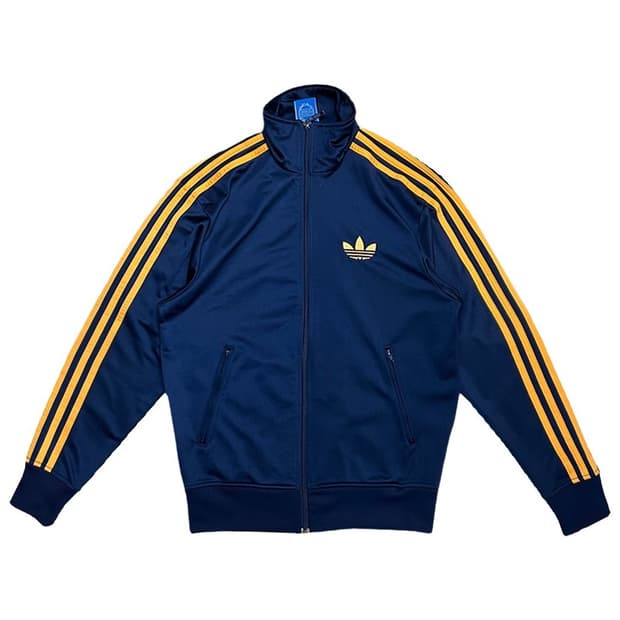 아디다스 구파이어버드 네이비-머스타드 트랙탑 져지 90