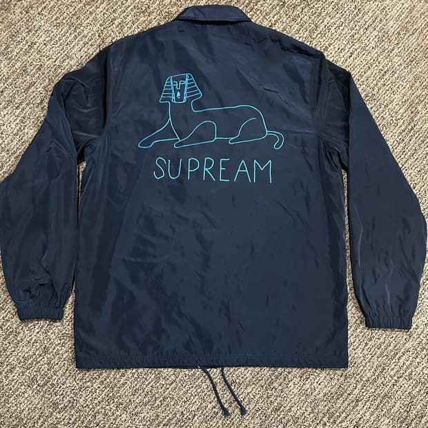 13SS 슈프림 슈민스 코치 자켓 네이비