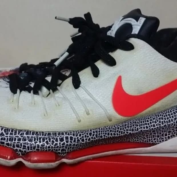 나이키 KD8 흰빨 280