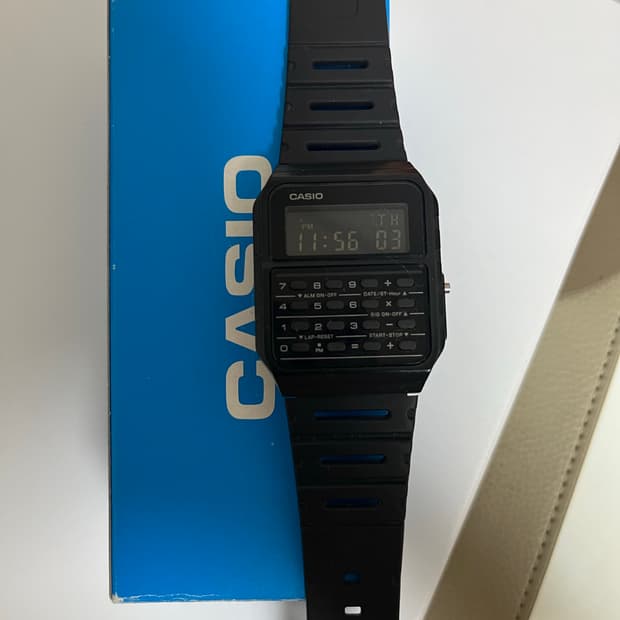 카시오 CA-53WF-1B (계산기 시계)