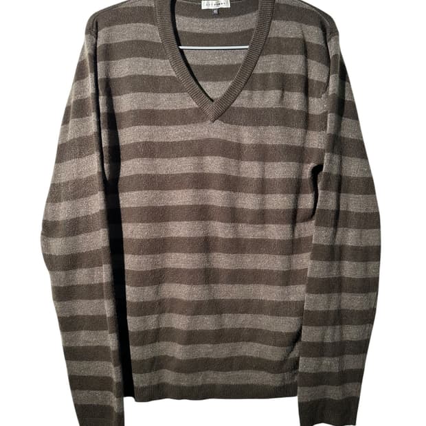 avv homme 스트라이프 소프트 아크릴 니트