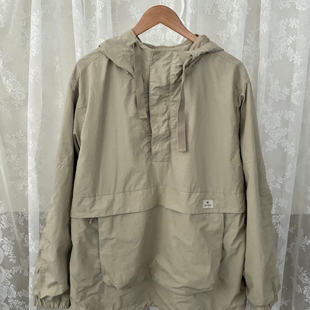 110) 스노우피크 캠플 아노락 자켓 베이지