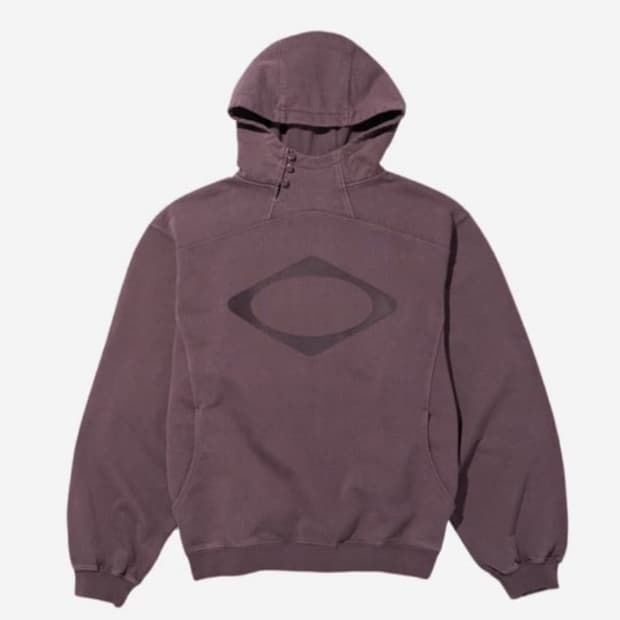 미스치프 롬버스 후드티 L 레드브라운