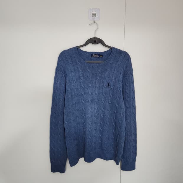 폴로랄프로렌 꽈배기니트 케이블니트 100
