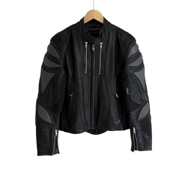 카도야 사이버네이션 모터사이클 카우레더 레이싱 자켓