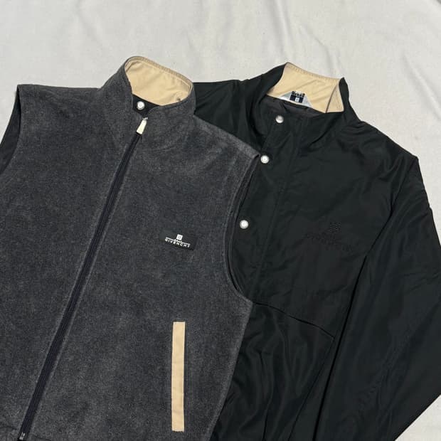 L 지방시 블랙 블루종 자켓