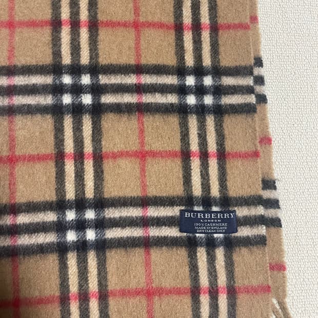 버버리 체크 캐시미어 머플러
