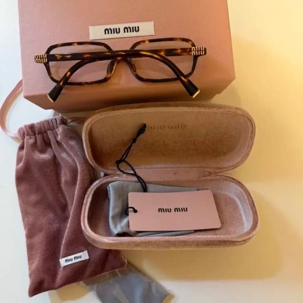 미우미우 SMU 51LF 호피 리가드 안경 풀박스