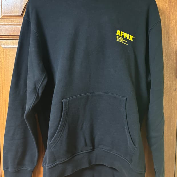 (XL) Affix 후드 블랙