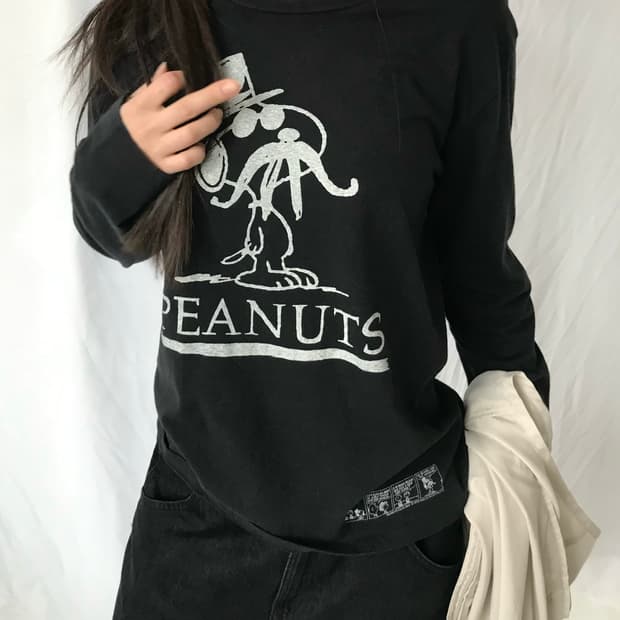 BEAMS Peanuts 스누피 티셔츠