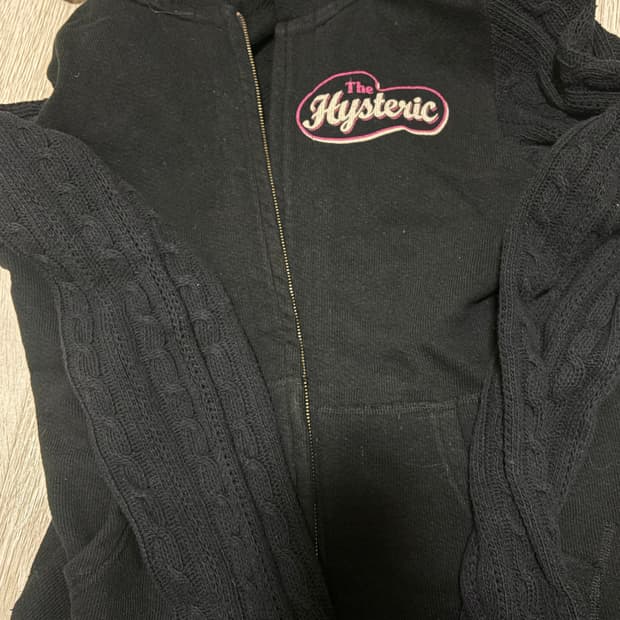 히스테릭 글래머 니트집업