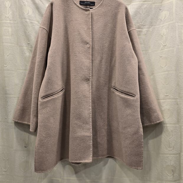 자라 베이직 핸드메이드 울 코트 S~M