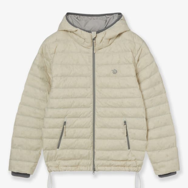 aeae 심볼 경량패딩 자켓 크림