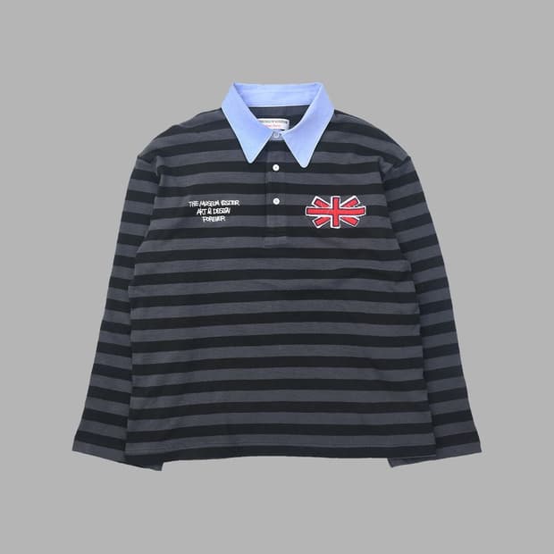 더뮤지엄비지터 패치워크 스트라이프 L 구매글