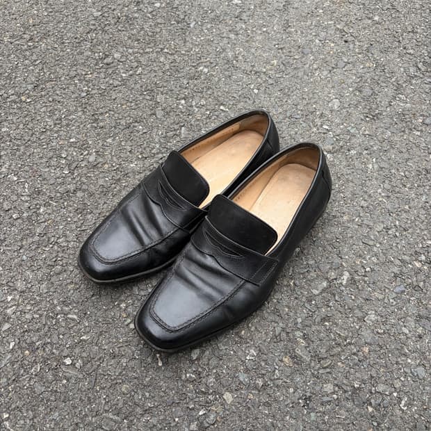 페라가모 레더 페니 로퍼