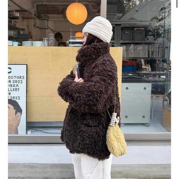 마크들리 리버시블 무스탕 