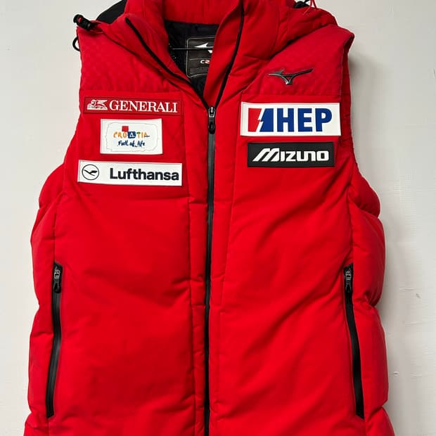 미즈노 크로아티아 알파인 스키팀 다운베스트