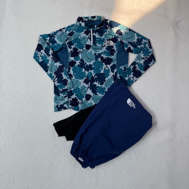 130 노스페이스 키즈 레쉬가드 세트 0310T
