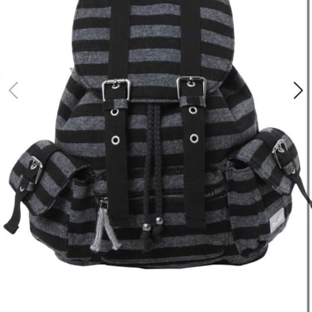 파히섬 탠스댄스 스트라이프 백팩