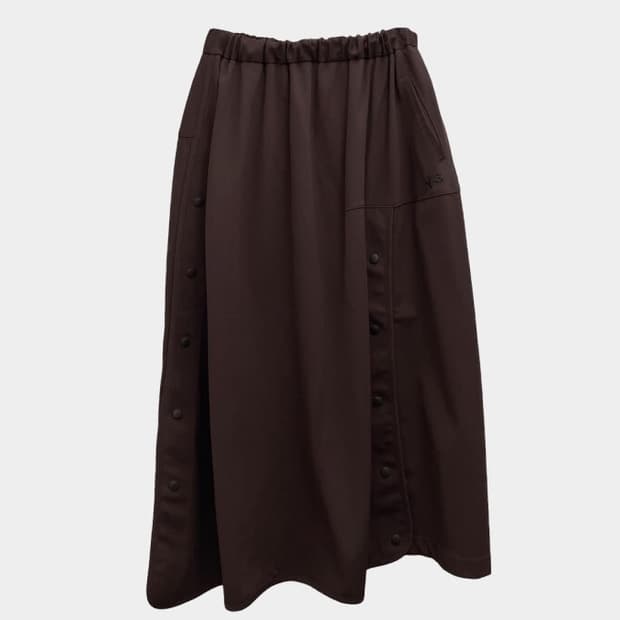 y-3 요지야마모토 더블플랩 풀랭스 스커트 나이트레드 xxs/xs/s