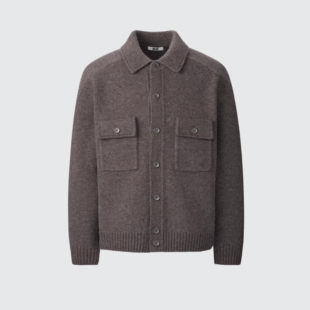 uniqulo 유니클로U 램스울니트자켓 (size L)