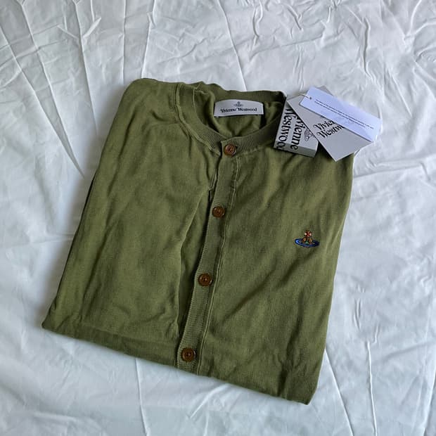 비비안웨스트우드 디스트레스 가디건 XL