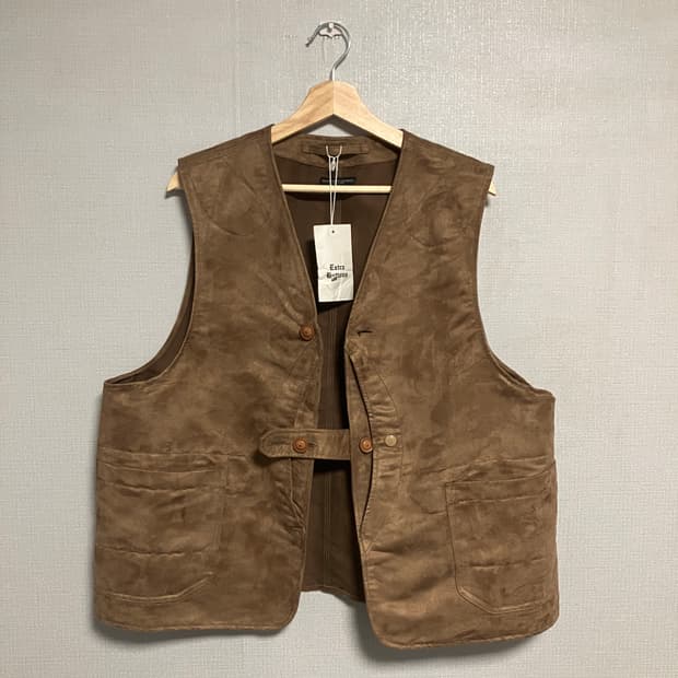 엔지니어드가먼츠 업랜드베스트 23fw PolyesterFakeSuede