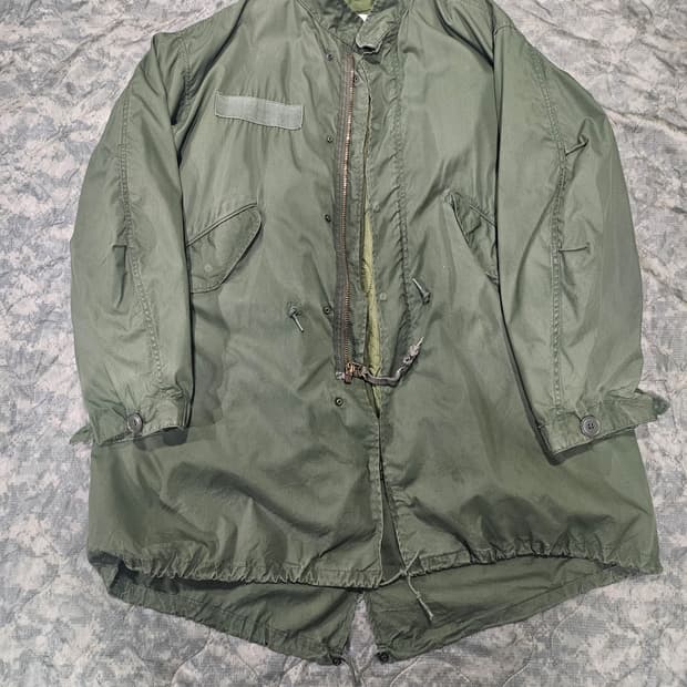 80s 미군오리지날 피쉬테일 개파카 M