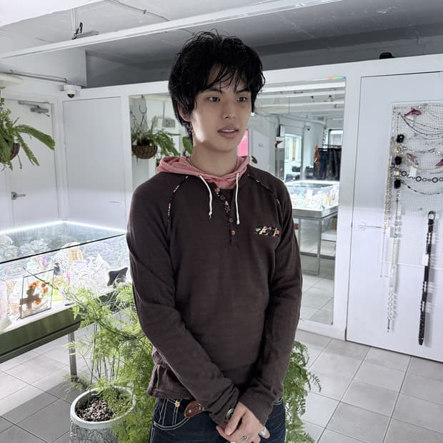 irezumi henley neck top