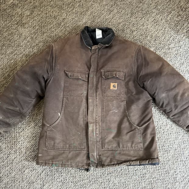 칼하트 C28 디트로이트 자켓 다크브라운