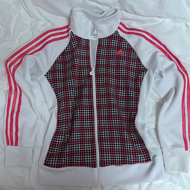 아디다스 하운드 패턴 핫핑크 져지 