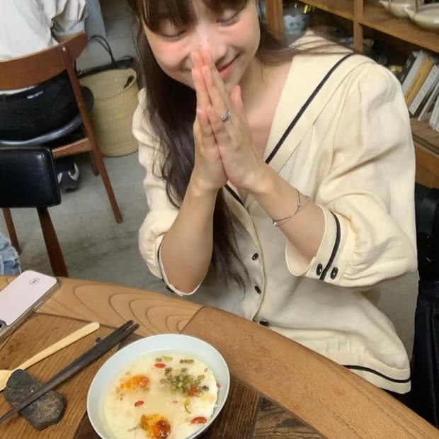 VIA 비아플레인 세일러 블라우스 아이보리