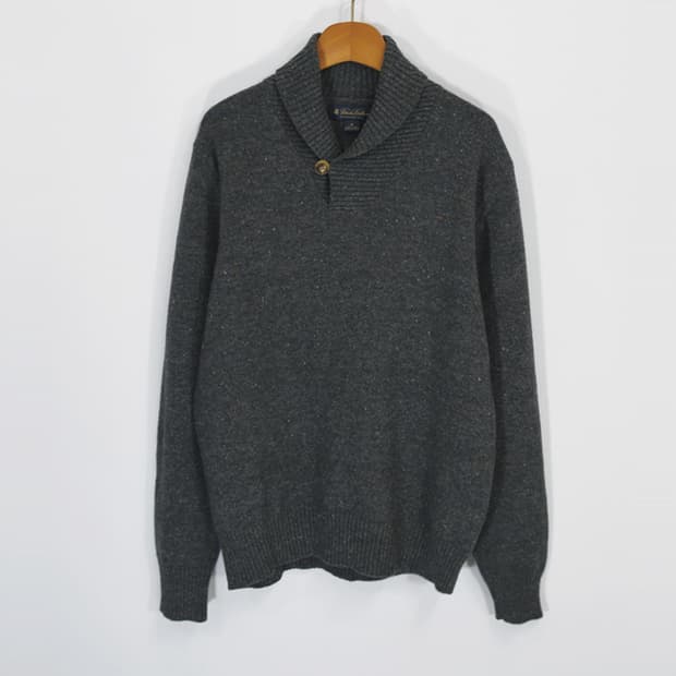 Brooks Brothers 숄카라버튼니트스웨터