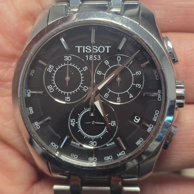 티쏘 (TISSOT) 꾸뜨리에 T035.617.11.051.00 크로노그